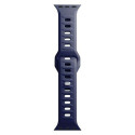 3MK Silicone Watch Strap navy blue/ocean blue for Apple Watch 42/44/45/49mm