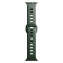 3MK Silicone Watch Strap Dark Green/Dark Green for Apple Watch 42/44/45/49mm