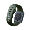 3MK Silicone Watch Strap Dark Green/Dark Green for Apple Watch 42/44/45/49mm