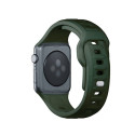 3MK Silicone Watch Strap Dark Green/Dark Green for Apple Watch 42/44/45/49mm