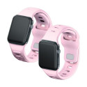 3MK Silicone Watch Strap pink/powder pink for Apple Watch 38/40/41mm