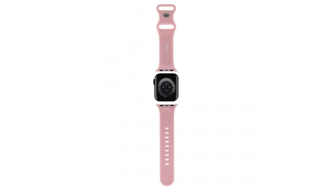 Hello Kitty HKAWMSCHBLP Apple Watch 38/40/41mm roosa silikoonrihm kitty pea