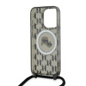Karl Lagerfeld KLHMP15LHCKCKLCK iPhone 15 Pro 6.1" black/black hardcase IML Crossbody Monogram Karl 