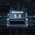 USAMS Bluetooth 5.3 TWS Rhymbo Series headphones wireless blue/blue BHUYO03 (US-YO17)