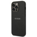 Guess GUHCP14LPSASBBK iPhone 14 Pro 6.1" black/black Saffiano Strap Guess GUHCP14LPSASBBK iPhone 14 Pro 6.1" black/black Saffiano Strap