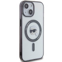 Karl Lagerfeld KLHMP15SHKHNOTK iPhone 15 / 14 / 13 6.1" transparent hardcase IML Karl`s Head MagSafe Karl Lagerfeld KLHMP15SHKHNOTK iPhone 15 / 14 / 13 6.1" transparent hardcase IML Karl`s Head MagSafe