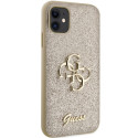 Guess GUHCN61HG4SGD iPhone 11 / Xr 6.1" gold/gold hardcase Glitter Script Big 4G