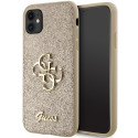 Guess GUHCN61HG4SGD iPhone 11 / Xr 6.1" gold/gold hardcase Glitter Script Big 4G