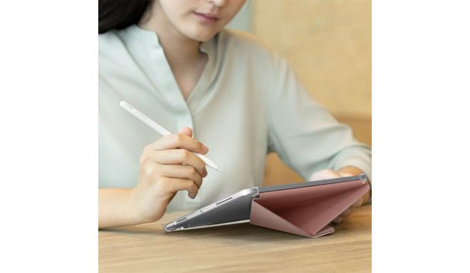 UNIQ Camden Click iPad Air 11" (2024) ümbris roosa/õrnroosa