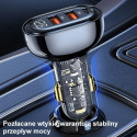 USAMS Lad. alone. 2xUSB+1xUSB-C 80W Fast Charge black/black CC159CC01 (US-CC159)