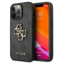 Guess GUHCP13L4GMGGR iPhone 13 Pro / 13 6.1" gray/gray hardcase 4G Big Metal Logo Guess GUHCP13L4GMGGR iPhone 13 Pro / 13 6.1" gray/gray hardcase 4G Big Metal Logo