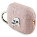 Karl Lagerfeld KLAP2PGKCPP AirPods Pro 2 (2022/2023) cover pink/pink Monogram Karl & Choupette Head