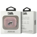 Karl Lagerfeld KLA3PGKCPP AirPods 3 cover pink/pink Monogram Karl & Choupette Head