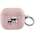 Karl Lagerfeld KLA3PGKCPP AirPods 3 cover pink/pink Monogram Karl & Choupette Head