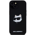 Karl Lagerfeld KLHMP15SSCHPPLK iPhone 15 / 14 / 13 6.1" black/black hardcase Silicone Choupette Head