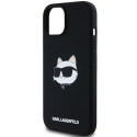 Karl Lagerfeld KLHMP15SSCHPPLK iPhone 15 / 14 / 13 6.1" black/black hardcase Silicone Choupette Head