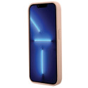Guess GUHCP15LPCRTHCP iPhone 15 Pro 6.1" pink/pink hardcase Croco Triangle Metal Logo Guess GUHCP15LPCRTHCP iPhone 15 Pro 6.1" pink/pink hardcase Croco Triangle Metal Logo