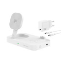 4smarts Lad. Trident 2in1 induction + USB-C + 30W wall charger white/white 540998