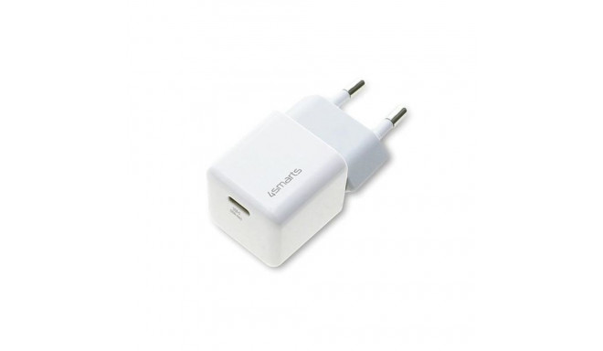 4smarts seinalaadija + kaabel MFI VoltPlug PD 30W GaN USB-C/Lightning 1.5m valge/valge 451534