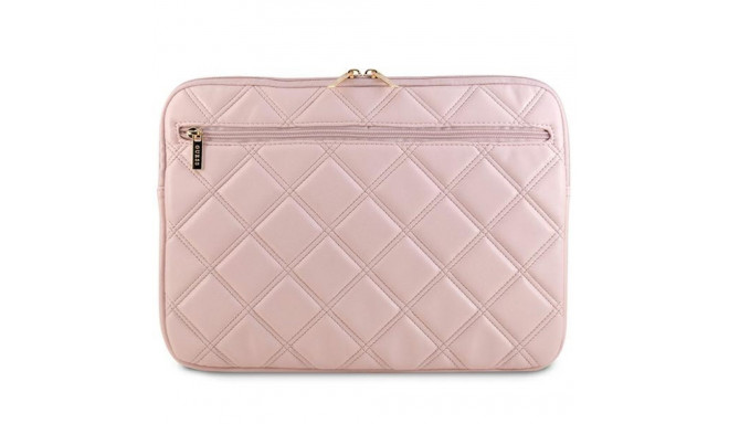 Guess Sleeve GUCS14ZPSQSSGP 14" pink Quilted 4G