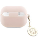 Guess GUAP23DSLGHDP AirPods Pro 2 (2022/2023) cover pink/pink 3D Rubber 4G Diamond Charm