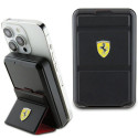 Ferrari Powerbank Wireless 15W FEPB10MSPLEK 10000 mAh with stand function black/black Metal Logo Mag