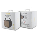 Guess Bluetooth speaker GUWSB2P4SMK Speaker mini black/black 4G Leather Script Logo with Strap