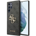 Guess GUHCS23L4GMGGR S23 Ultra S918 gray/gray hardcase 4G Big Metal Logo