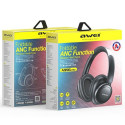 AWEI A996 Pro ANC Bluetooth on-ear headphones black/black