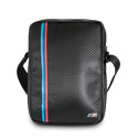 BMW bag BMTB8MCPBK Tablet 8" black/black Carbon / Tricolor Stripe