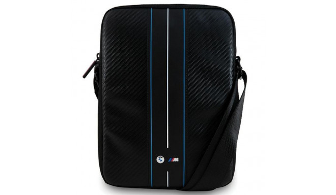 BMW BMTB8COMSCAKL Bag 8" Black Carbon Blue Stripes