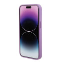 Guess GUHCP15SP4EPMU iPhone 15 / 14 / 13 6.1" purple/light purple hardcase Leather 4G Stamped