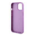 Guess GUHCP15SP4EPMU iPhone 15 / 14 / 13 6.1" purple/light purple hardcase Leather 4G Stamped