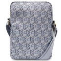 Guess Bag GUTB10HGCFSEB 10" blue/blue GCube Stripe Tablet Bag
