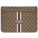 Guess Sleeve GUCS16P4RPSW 16" brown/brown 4G Printed Stripes