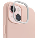 UNIQ Lino Hue iPhone 15 / 14 / 13 6.1" case Magclick Charging pink/blush pink