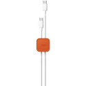 UNIQ Pod self-adhesive cable organizer set of 8 pcs orange/sienna orange