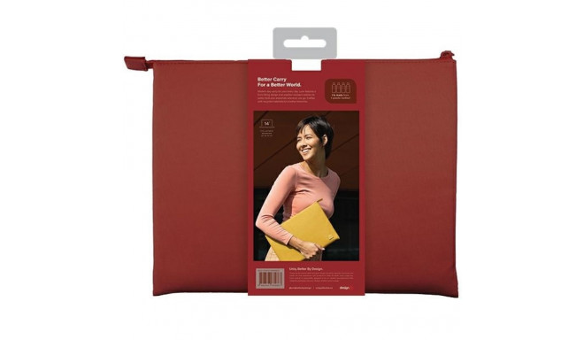 UNIQ Lyon Case sülearvuti sleeve 14" telliskivipunane veekindel RPET