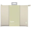 UNIQ case Lyon laptop Sleeve 14" beige/seasalt light beige Waterproof RPET