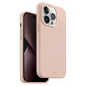 UNIQ Lino Hue iPhone 14 Pro Max 6.7" Magclick Charging Case Pink/Blush Pink
