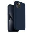 UNIQ Lino case iPhone 14 Plus / 15 Plus 6.7" blue/marine blue UNIQ Lino case iPhone 14 Plus / 15 Plus 6.7" blue/marine blue