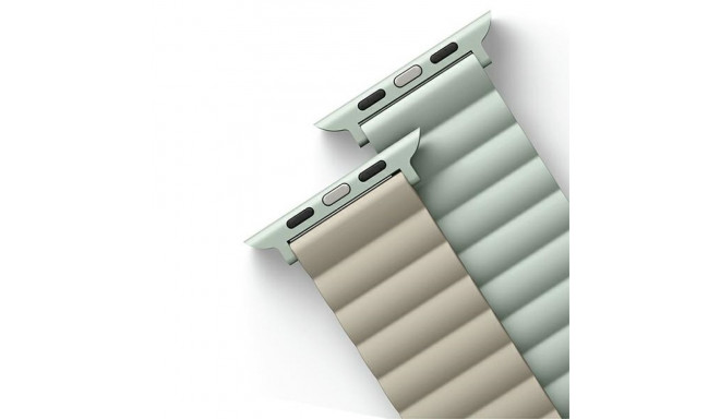 UNIQ Revix Strap Apple Watch Series 1-8/SE/SE2/Ultra 42/44/45/49mm Reversible Magnetic sage-beige
