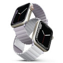 UNIQ strap Revix Apple Watch Series 1/2/3/4/5/6/7/8/9/SE/SE2 38/40/41mm. Reversible Magnetic lilac-w