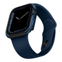 UNIQ case Valencia Apple Watch Series 4/5/6/SE 45/44mm. blue/blue
