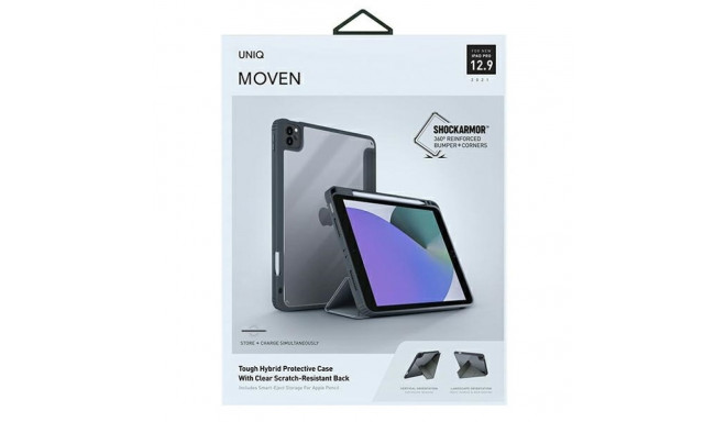 UNIQ Moven ümbris iPad Pro 12.9" (2021) antimikroobne söehall