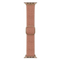 UNIQ Aspen Apple Watch strap 44/42/45 mm Series 1/2/3/4/5/6/7/8/9/SE/SE2 Braided pink/grapefruit pin