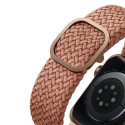 UNIQ Aspen Apple Watch strap 44/42/45 mm Series 1/2/3/4/5/6/7/8/9/SE/SE2 Braided pink/grapefruit pin