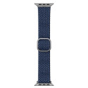 UNIQ Aspen Apple Watch strap 40/38/41mm Series 1/2/3/4/5/6/7/8/9/SE/SE2 Braided blue/oxford blue