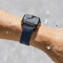 UNIQ Aspen Apple Watch strap 40/38/41mm Series 1/2/3/4/5/6/7/8/9/SE/SE2 Braided blue/oxford blue