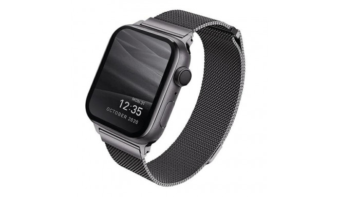 uniq dante rihm Apple Watch Series 1/2/3/4/5/6/7/8/SE/SE2 38/40/41mm roostevaba teras grafiit